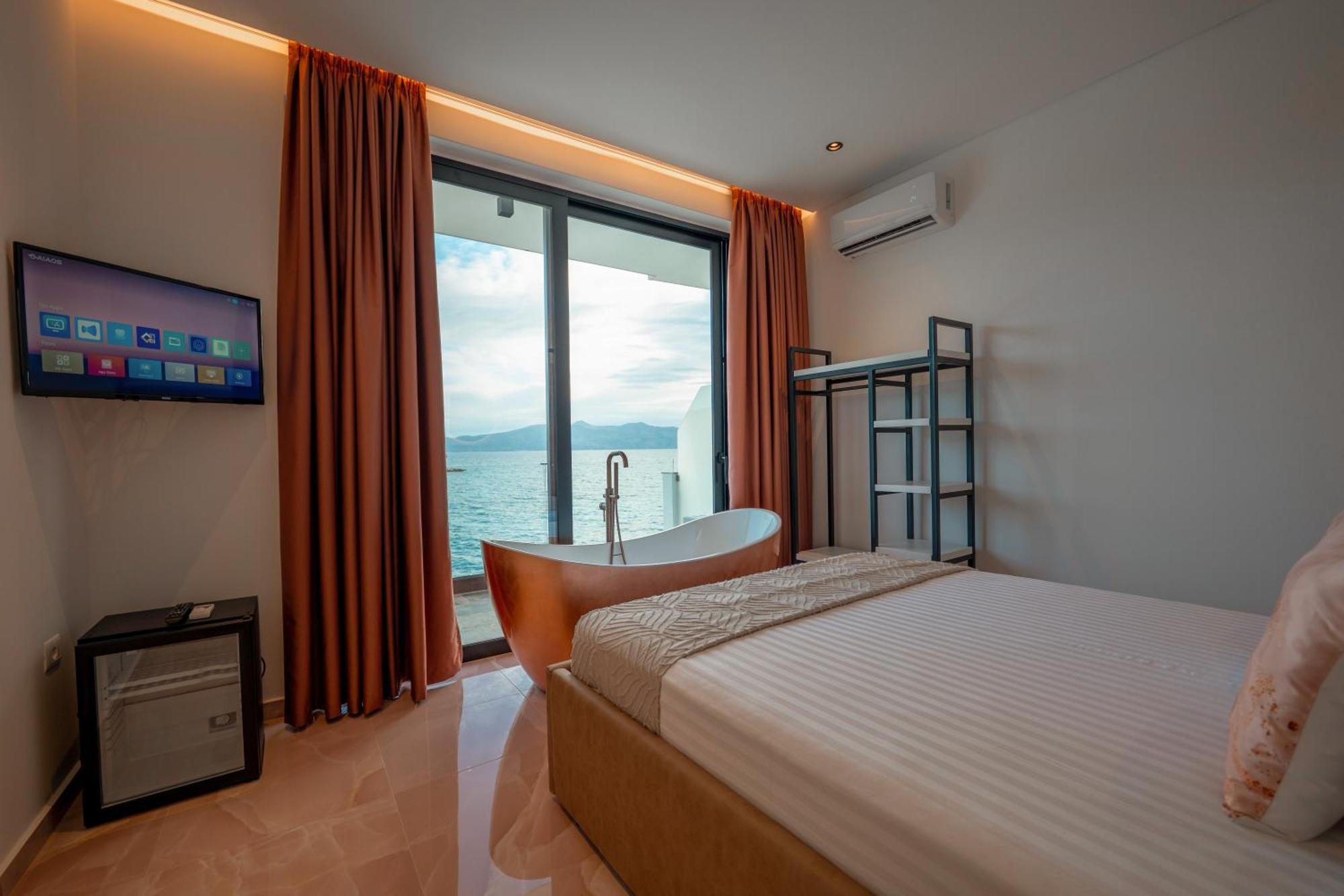 Siro Kerma Private Beach Villa Sarande Ngoại thất bức ảnh